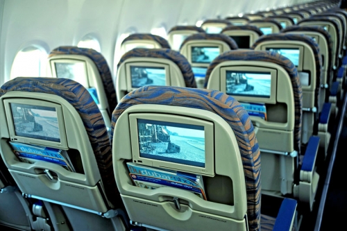 In flight entertainment  Picture: Fly Dubai